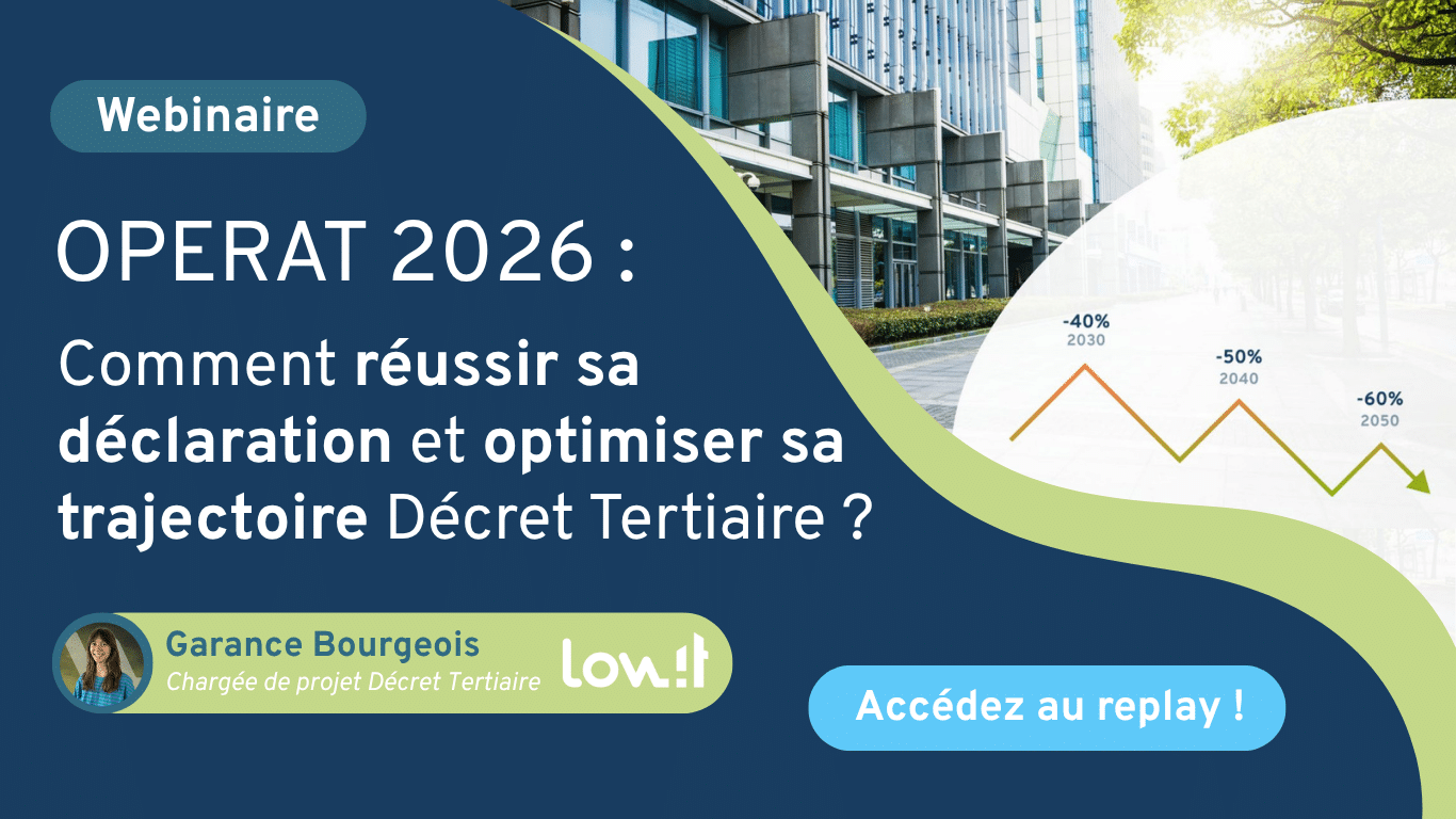 Visuel descriptif du webinaire sur la déclaration OPERAT 2026 avec Lowit